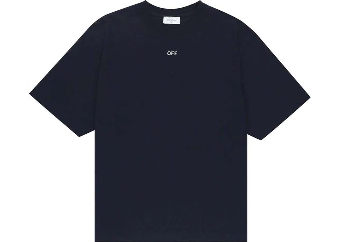 Off-White Double Moon Arrow S/S T-Shirt Navy/White