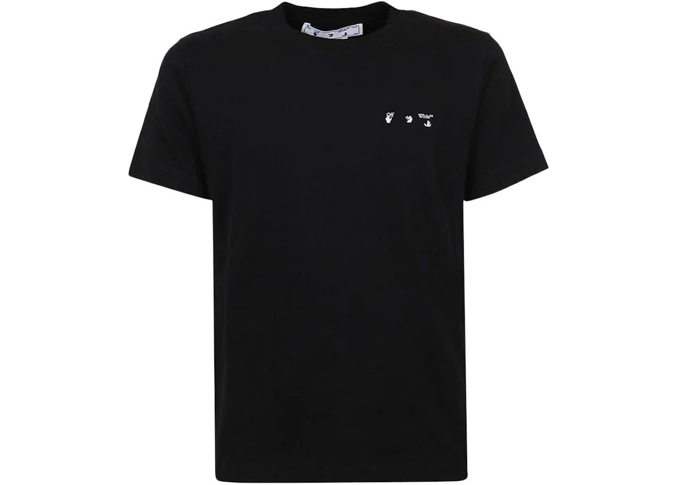 Off-White Drowning Man Logo Caravaggio Saint Jerome Writing Print T-Shirt Black/Multi
