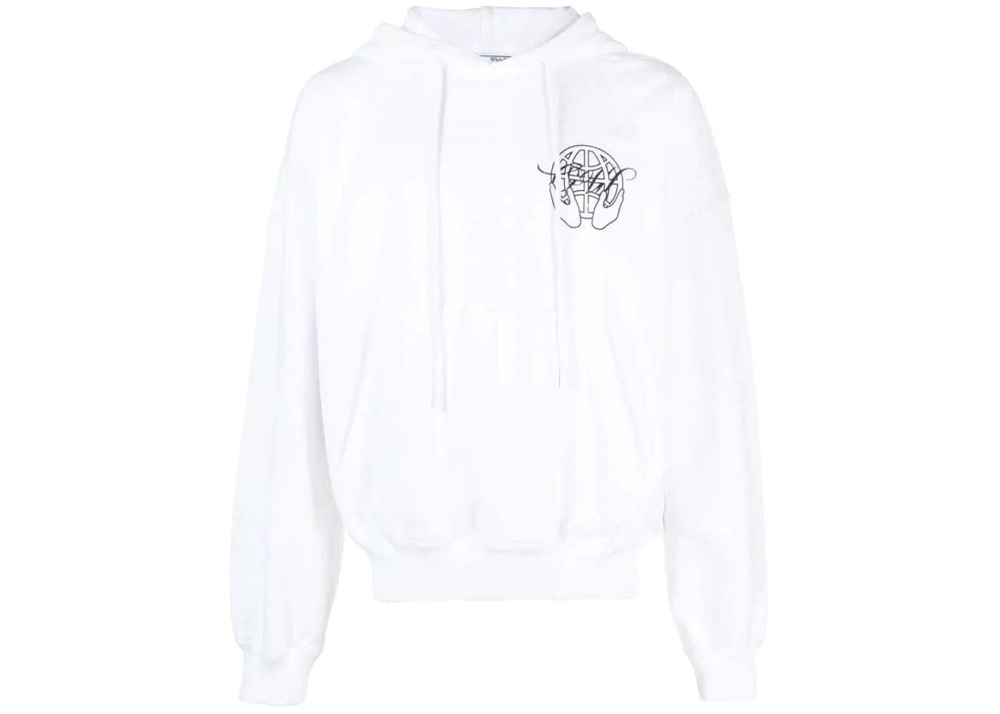 Off-White Hand Arrow Boxy Hoodie White/Black