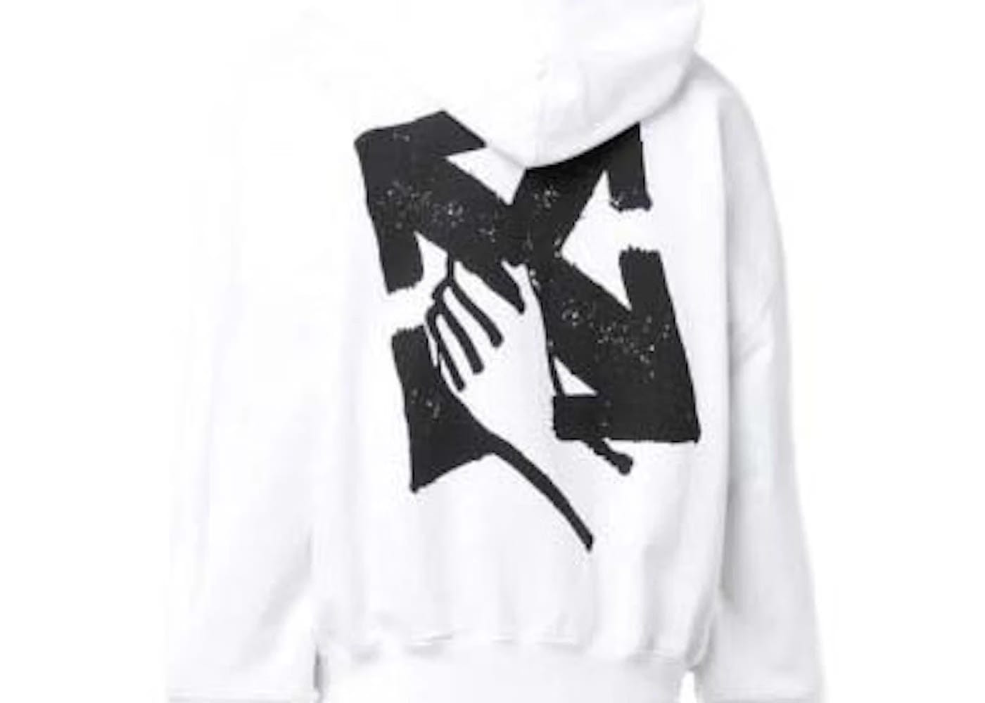 Off-White Hand Arrow Boxy Hoodie White/Black