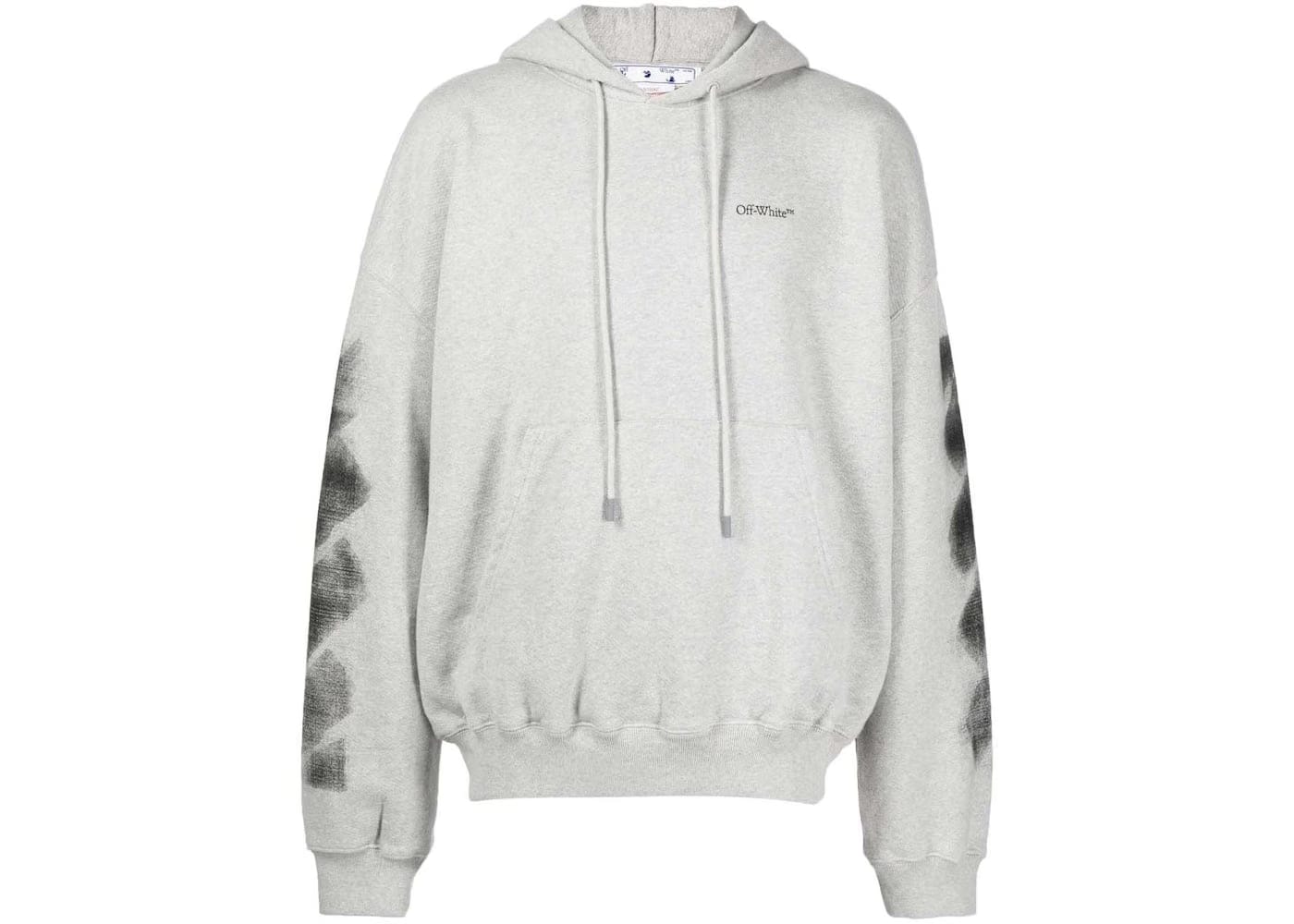 Off-White Jumbo Arrow Boxy Hoodie Melange