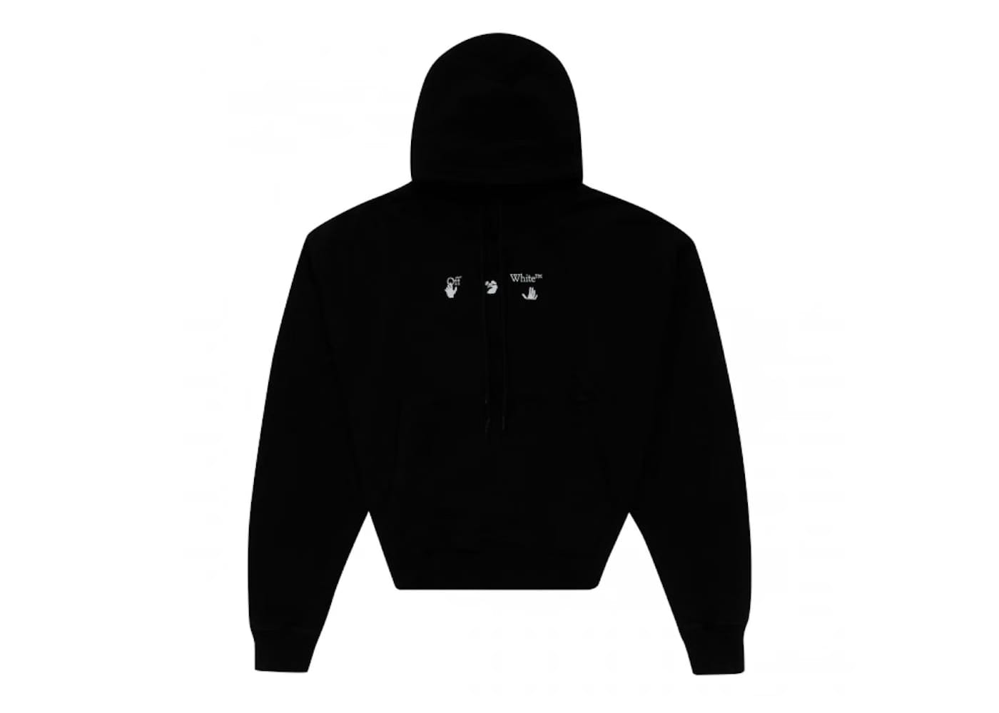 Off-White Marker Hoodie Black/Blue