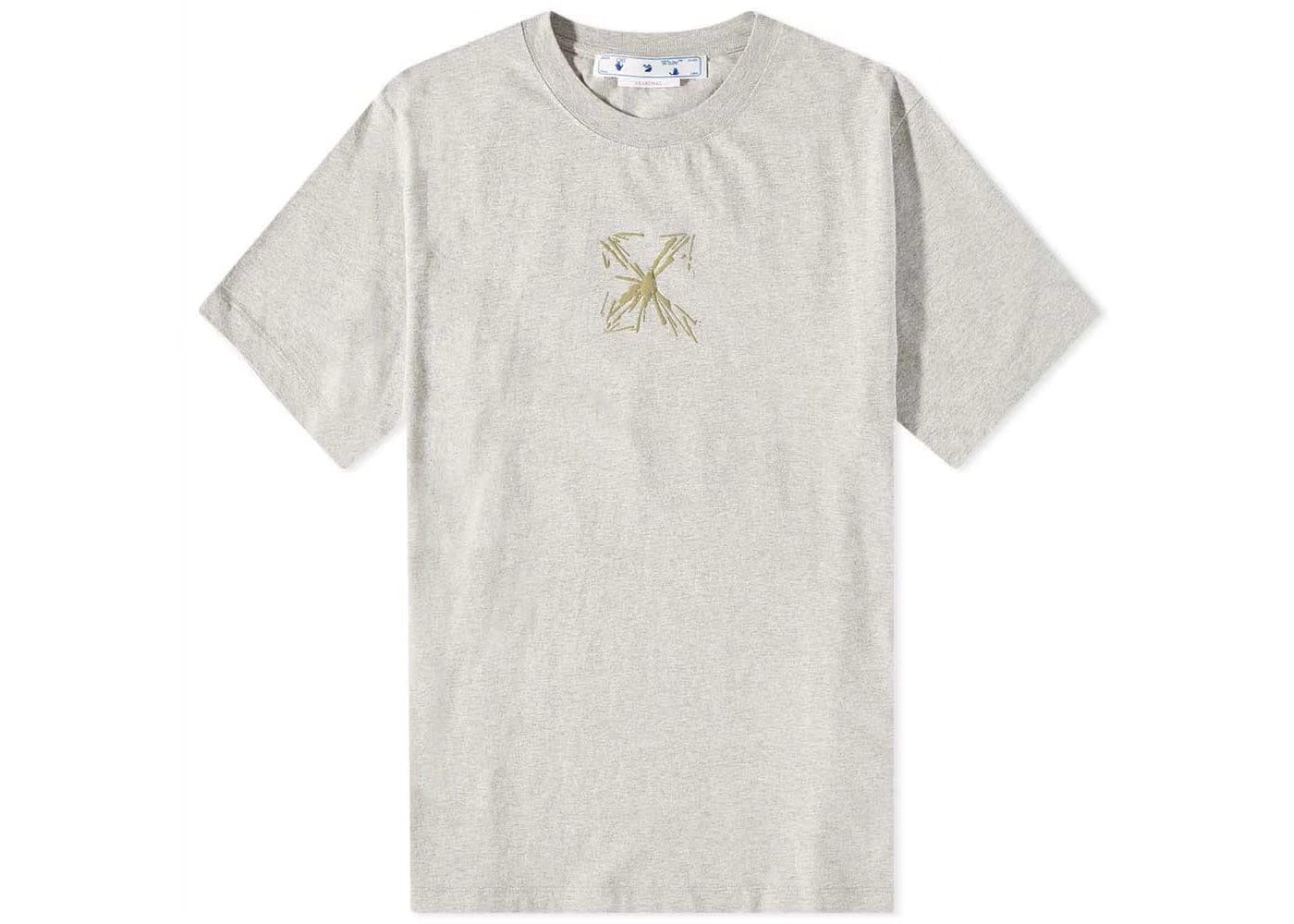 Off-White Splash Arrow T-Shirt Grey