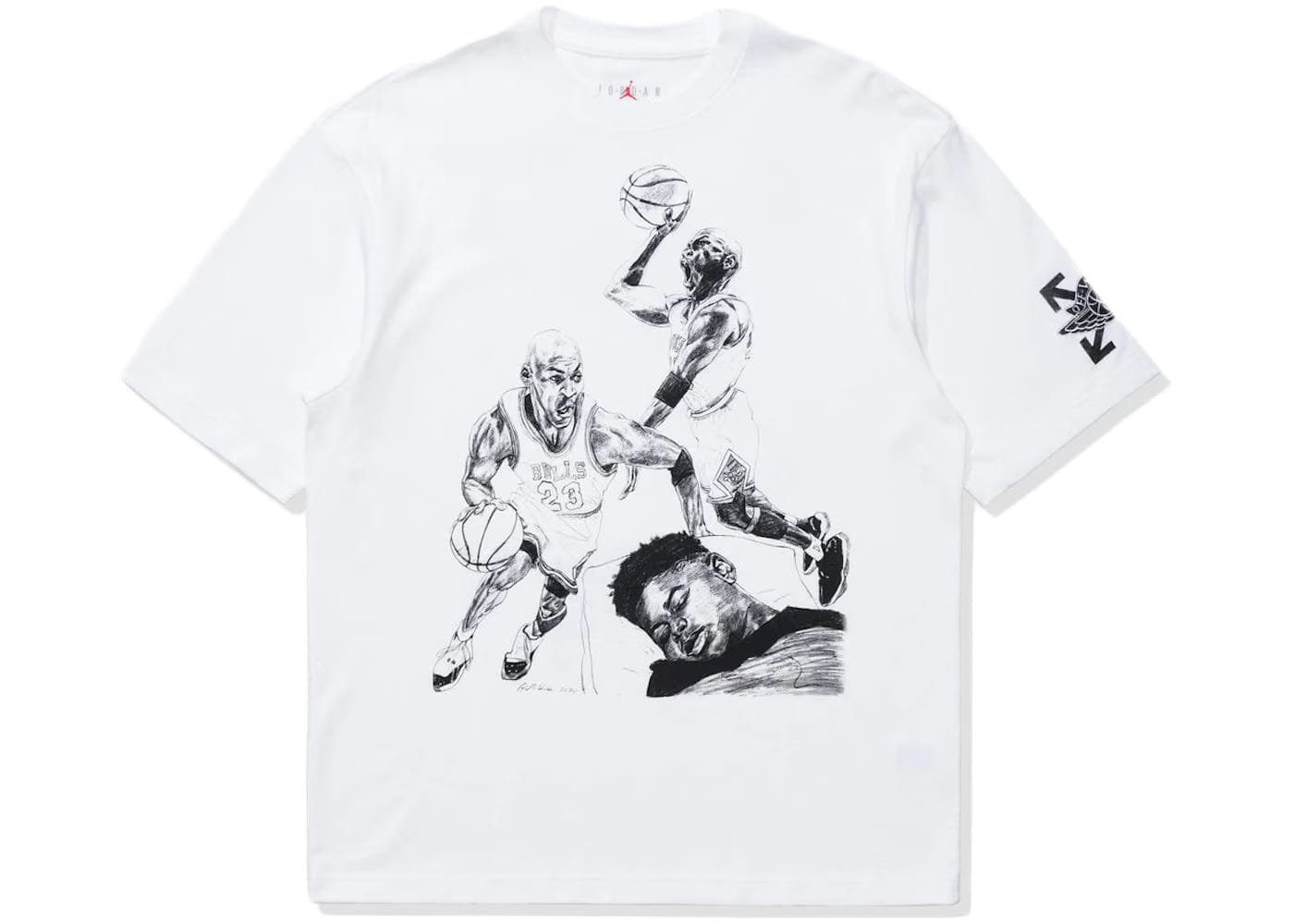 Off-White x Jordan Mj T-Shirt (Asia Sizing) White