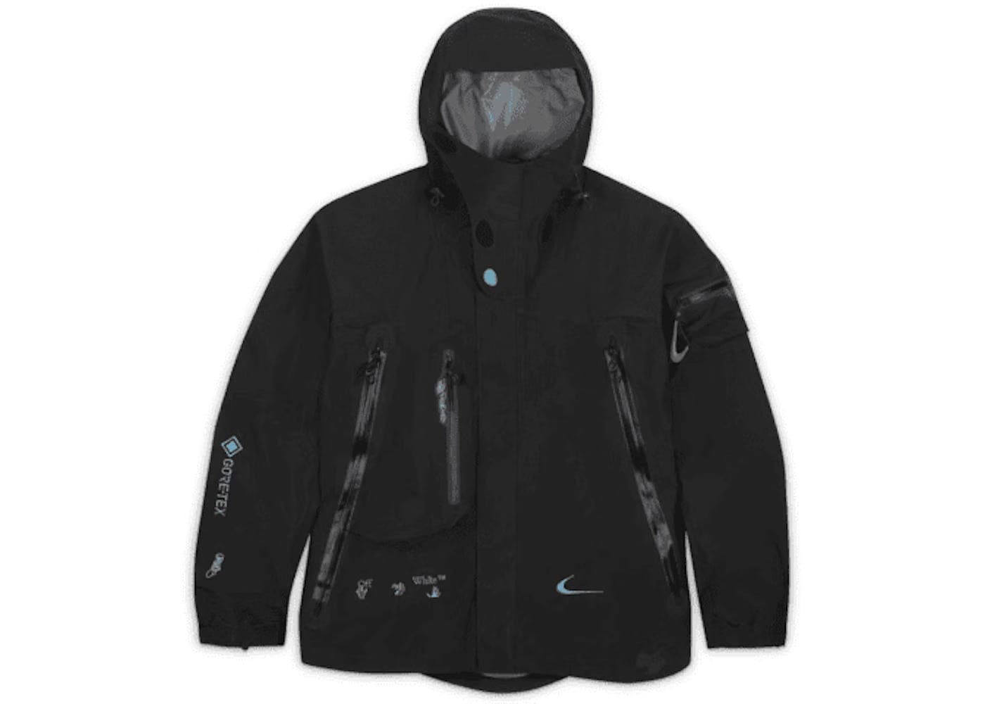 Off-White x Nike 007 Gore-Tex Jacket (Asia Sizing) Black