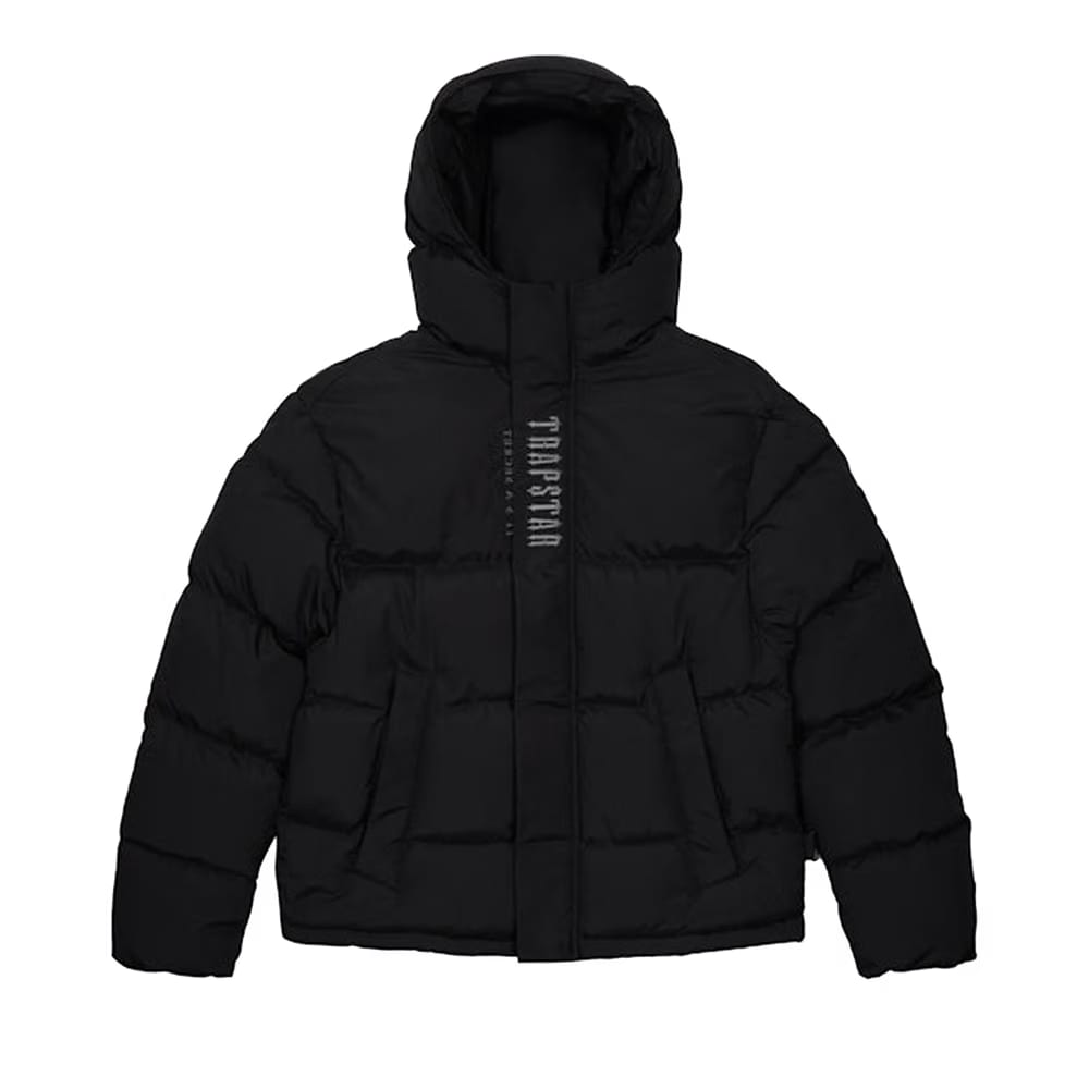 Trapstar Decoded 2.0 Hooded Puffer Jacket Black
