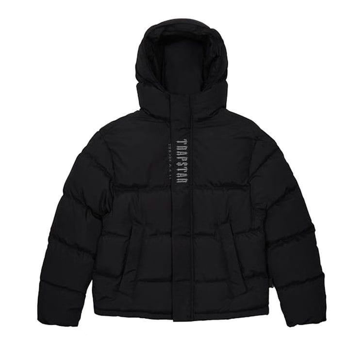 Trapstar Decoded 2.0 Hooded Puffer Jacket Black
