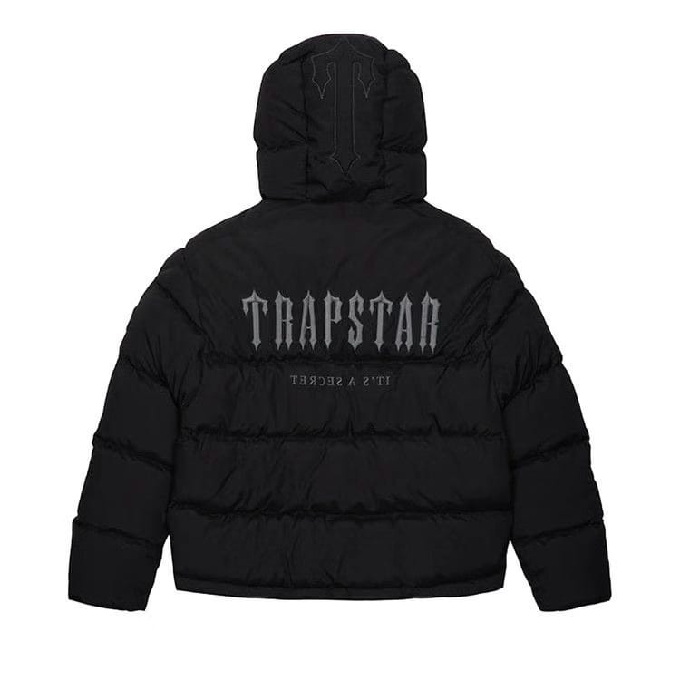 Trapstar Decoded 2.0 Hooded Puffer Jacket Black