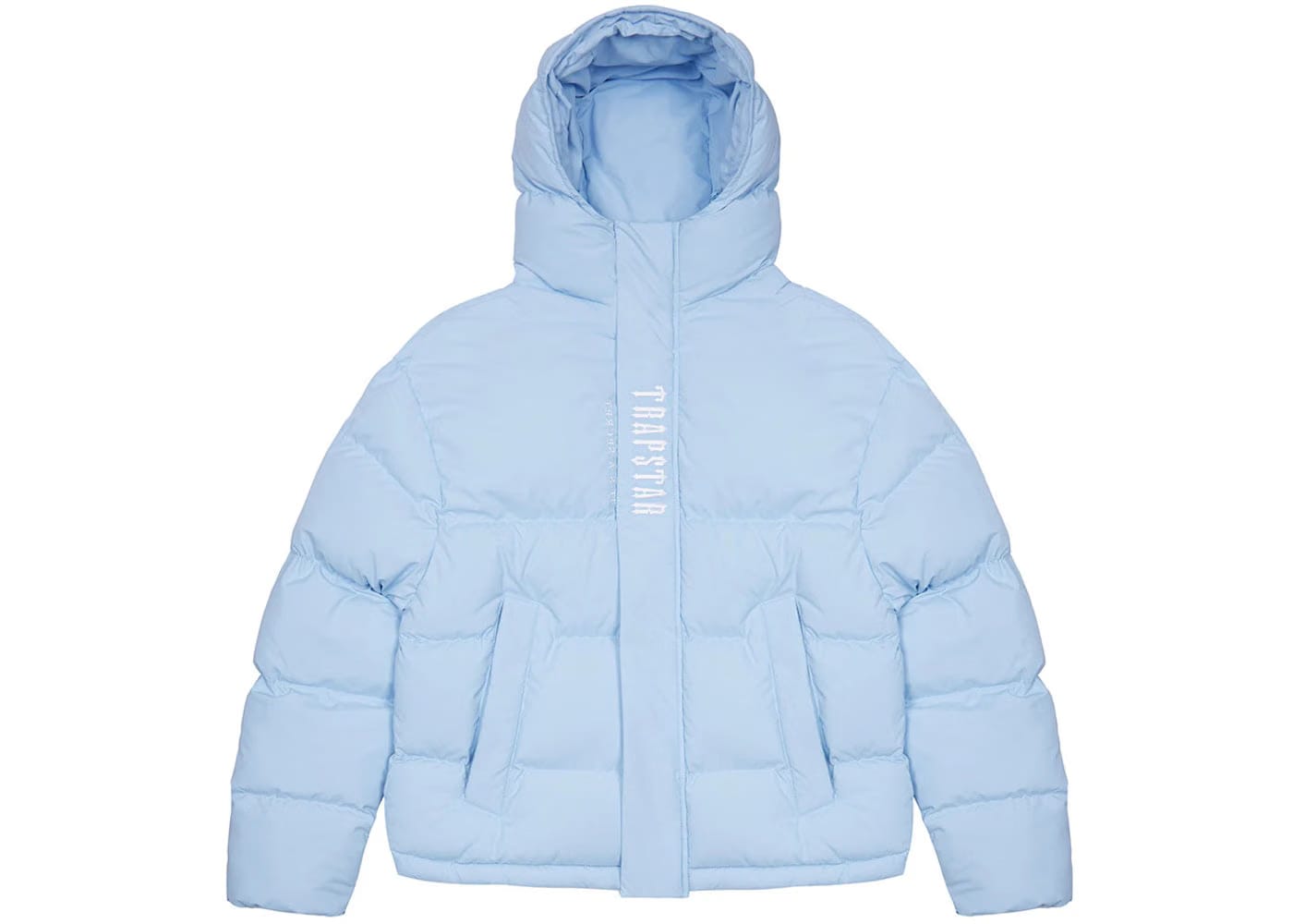 Trapstar Decoded Hooded Puffer 2.0 Ice Blue