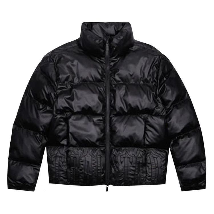 Trapstar Irongate Embossed Puffer Jacket Matte Black