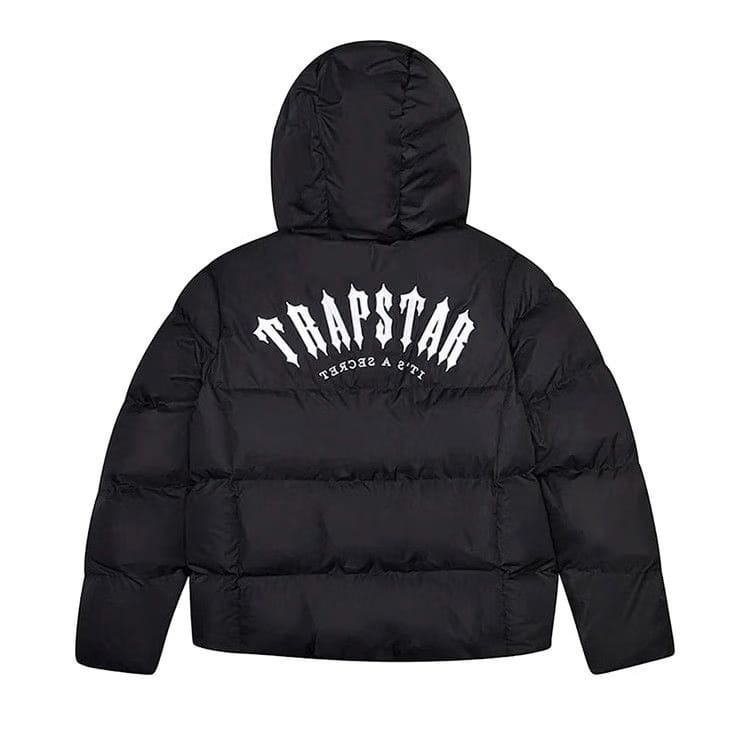 Trapstar Irongate Hooded Puffer Jacket Black