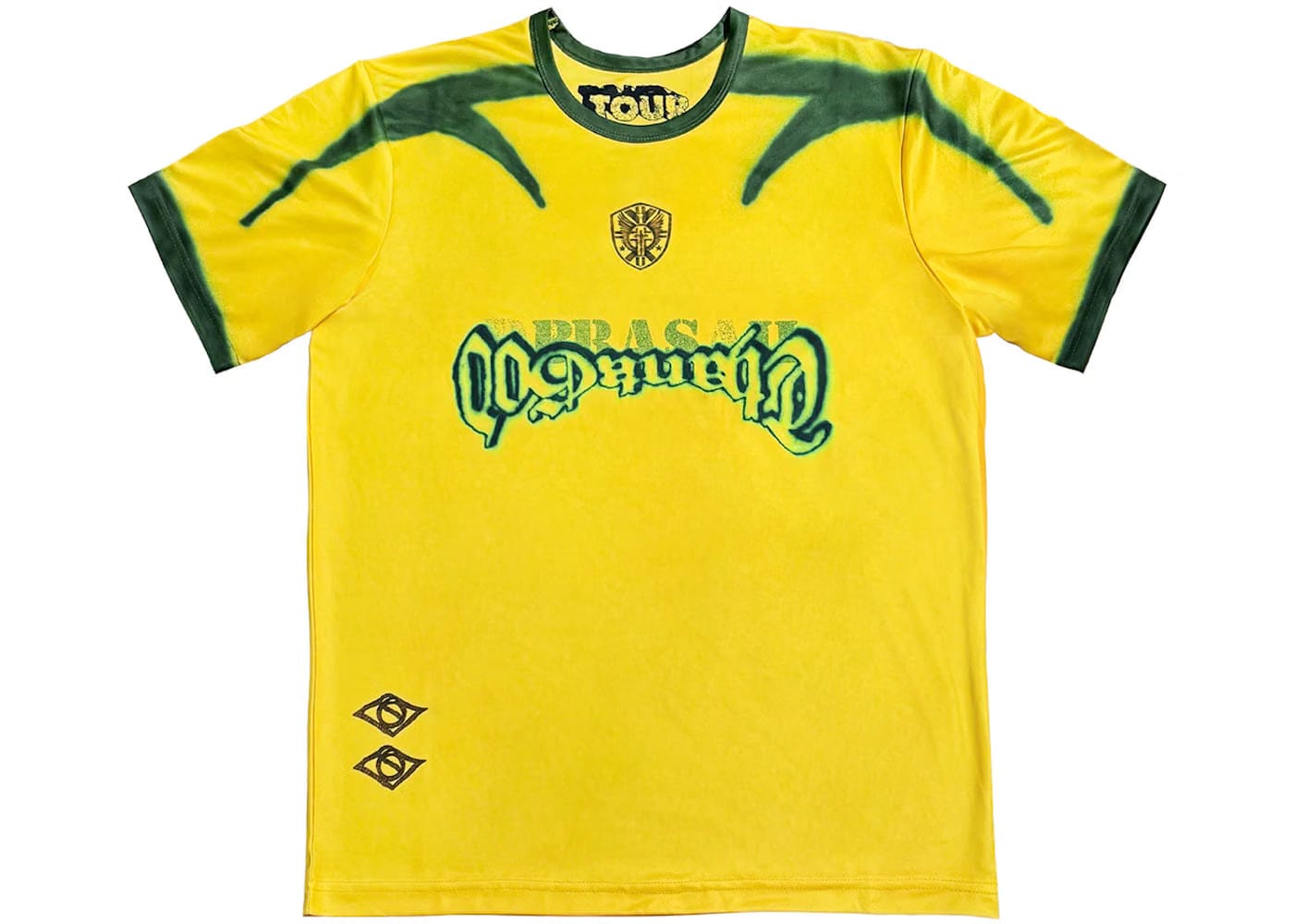 Travis Scott Brazil Soccer Jersey Yellow
