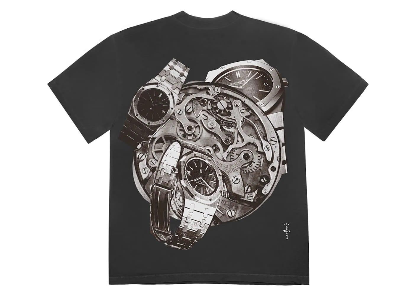 Travis Scott Cj x Audemars Piguet Collage T-Shirt Black