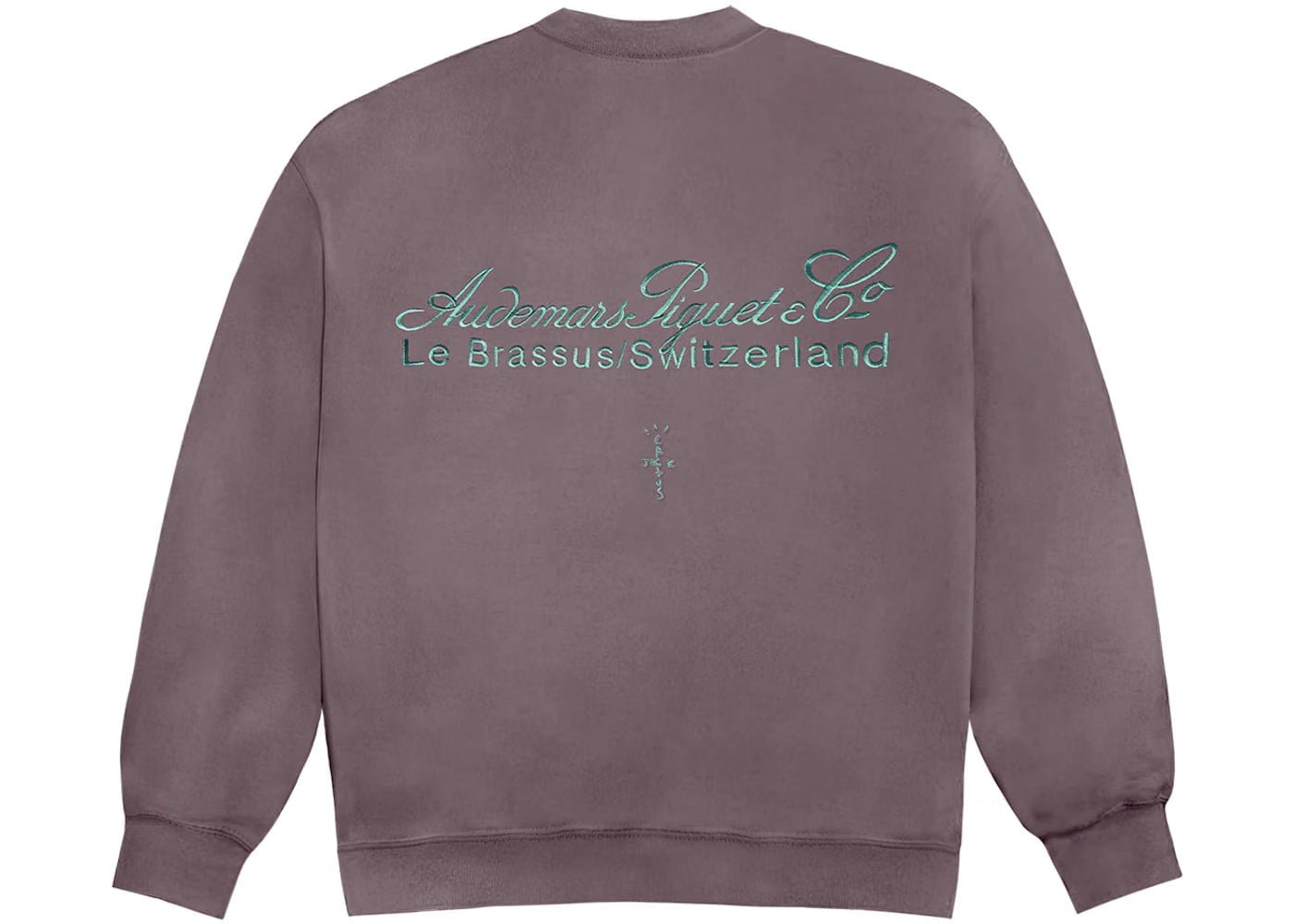 Travis Scott Cj x Audemars Piguet Logo Ii Crewneck Purple