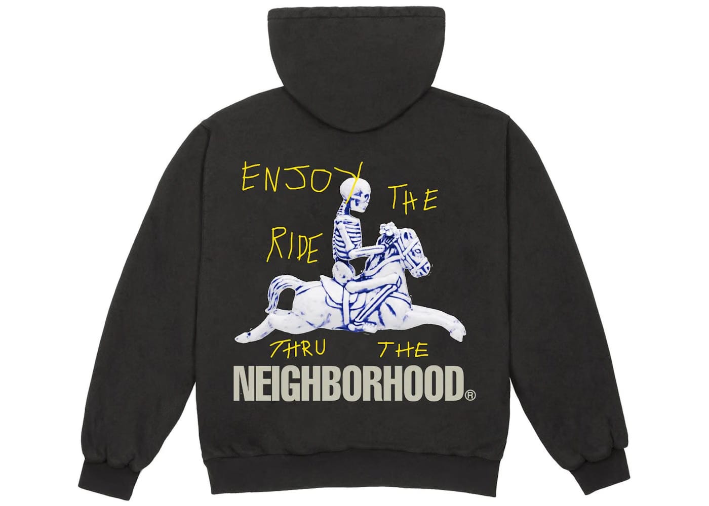 Travis Scott Cactus Jack x Neighborhood Carousel Hoodie Black