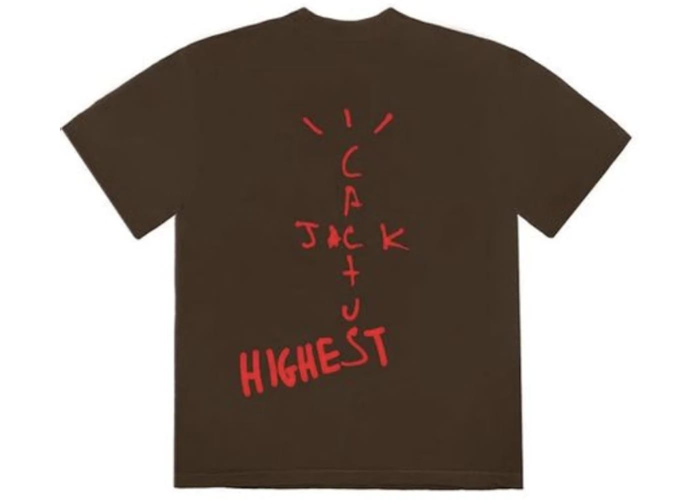 Travis Scott Jordan Cactus Jack Highest T-Shirt Brown