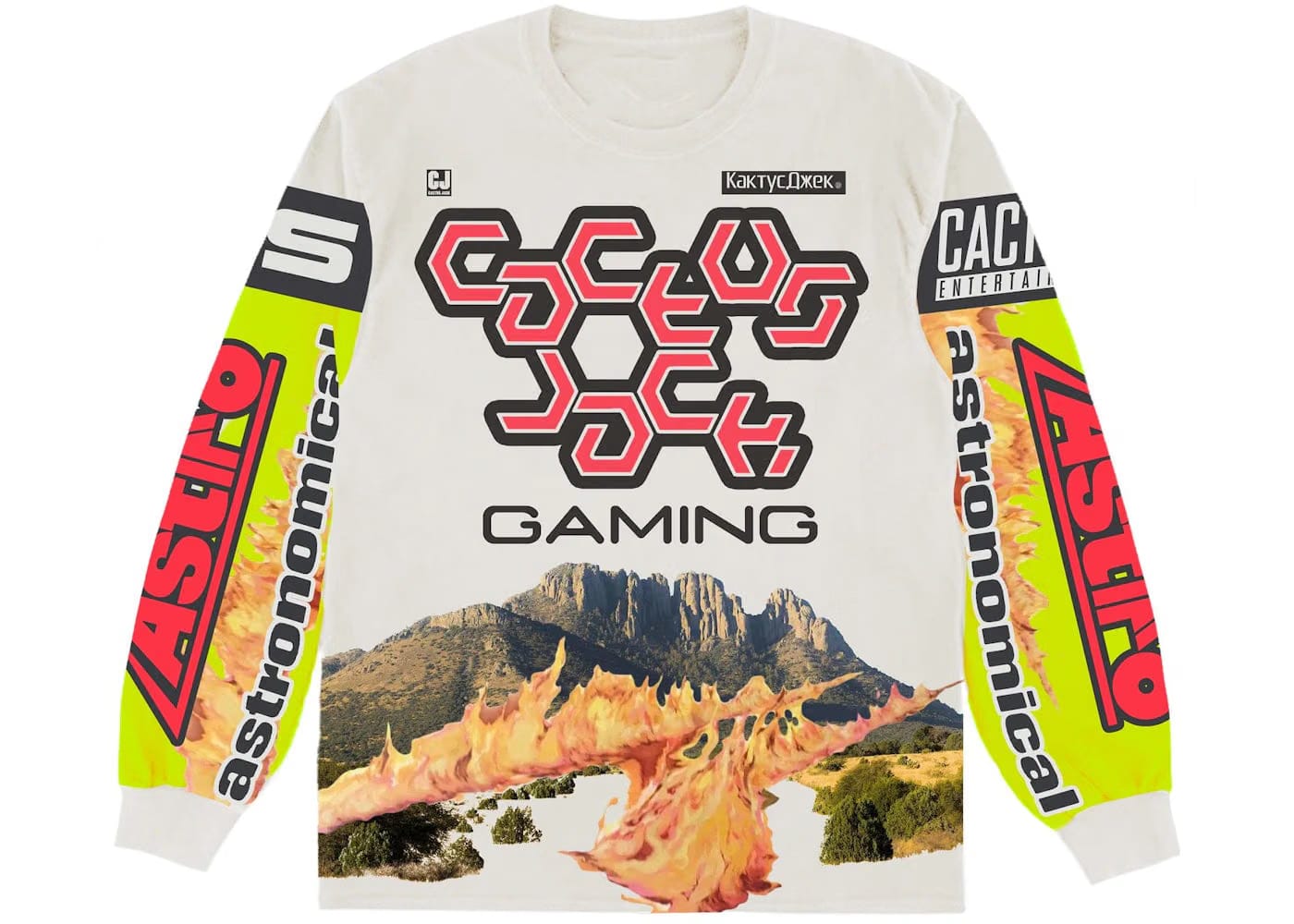 Travis Scott The Scotts Cj Gaming Ii L/S Jersey White/Multi