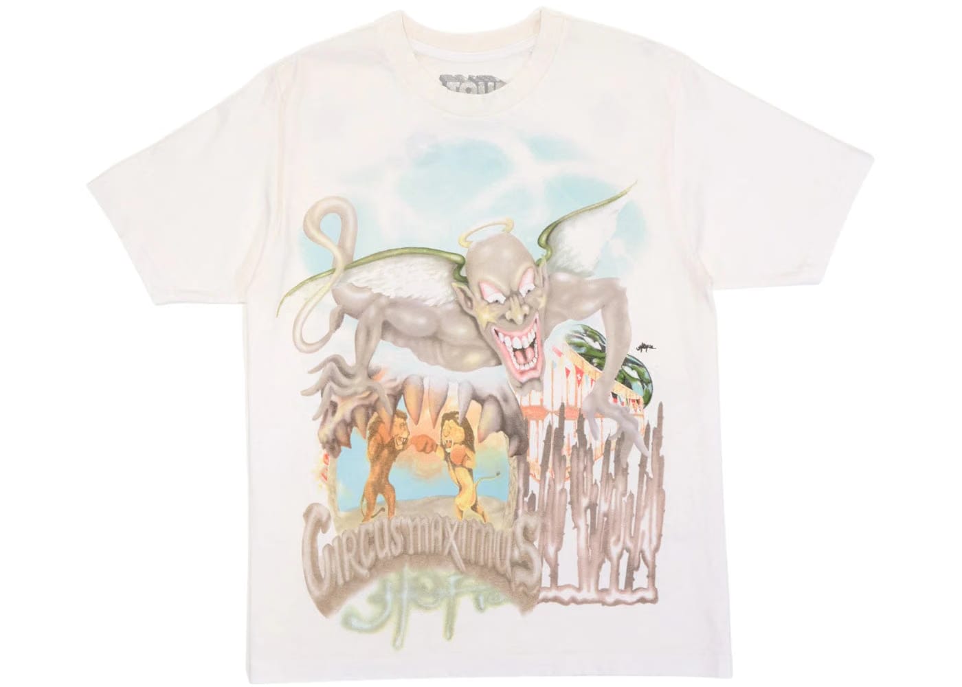 Travis Scott Utopia Circus Maximus 2023 Tour Iii T-Shirt White