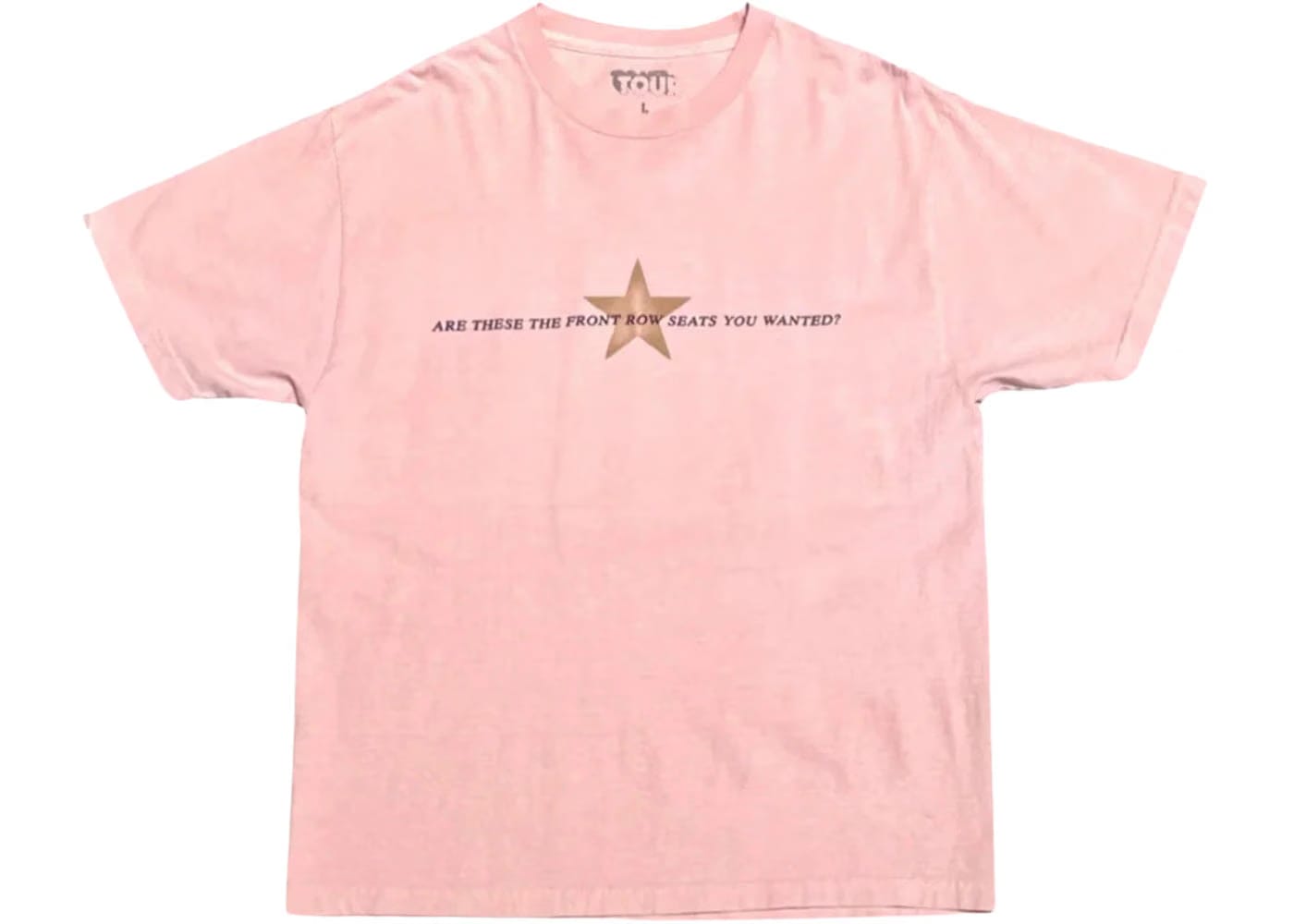Travis Scott Utopia Circus Maximus Pink Star T-Shirt Pink