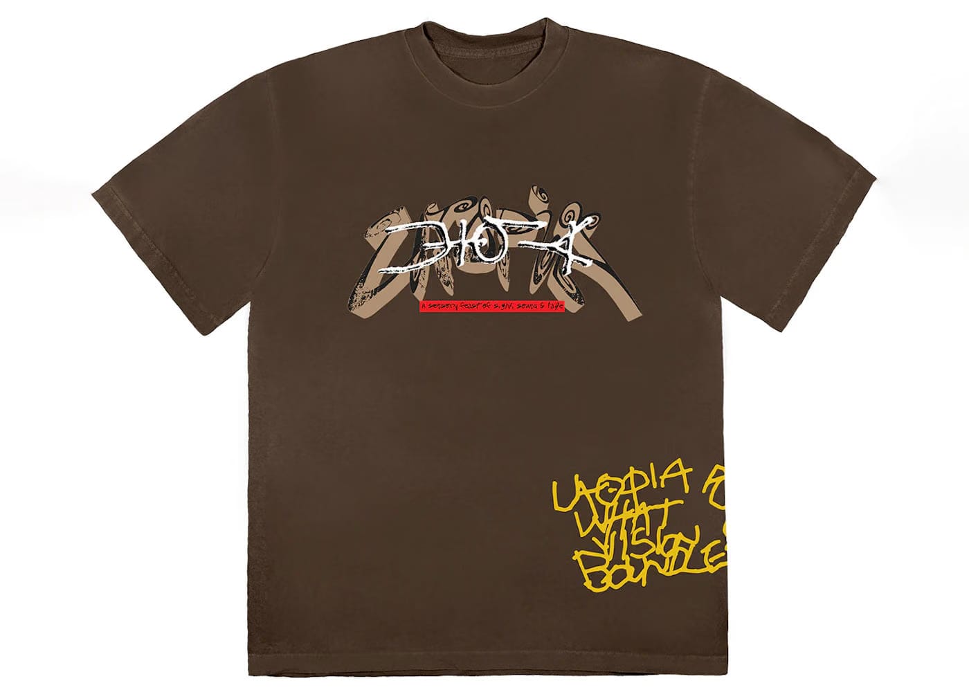 Travis Scott Utopia I T-Shirt Brown