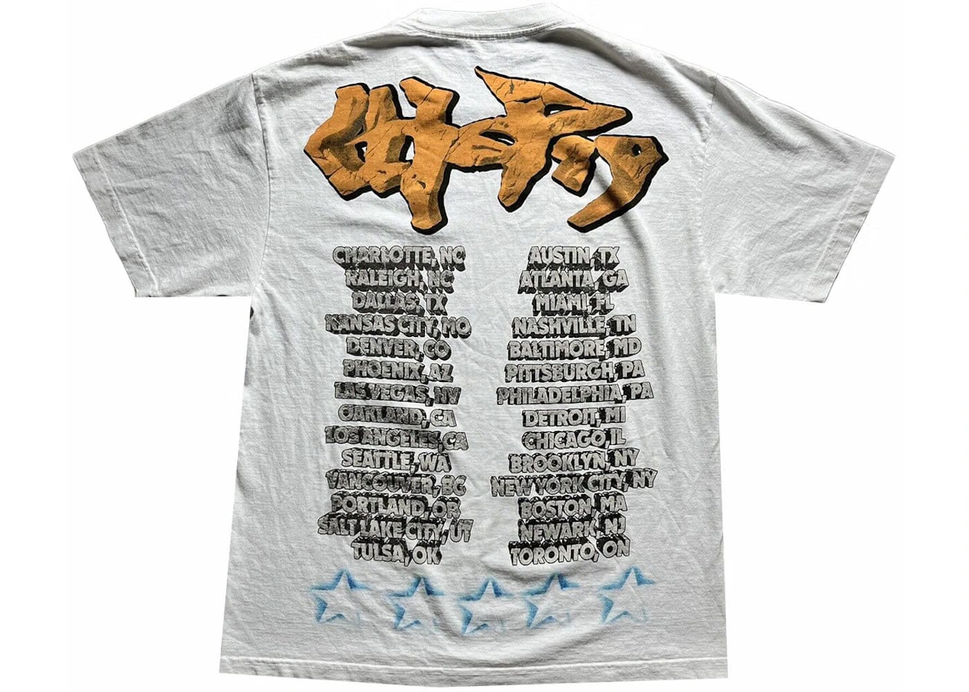 Travis Scott Utopia Tour Skitzo Circus Maximus T-Shirt White