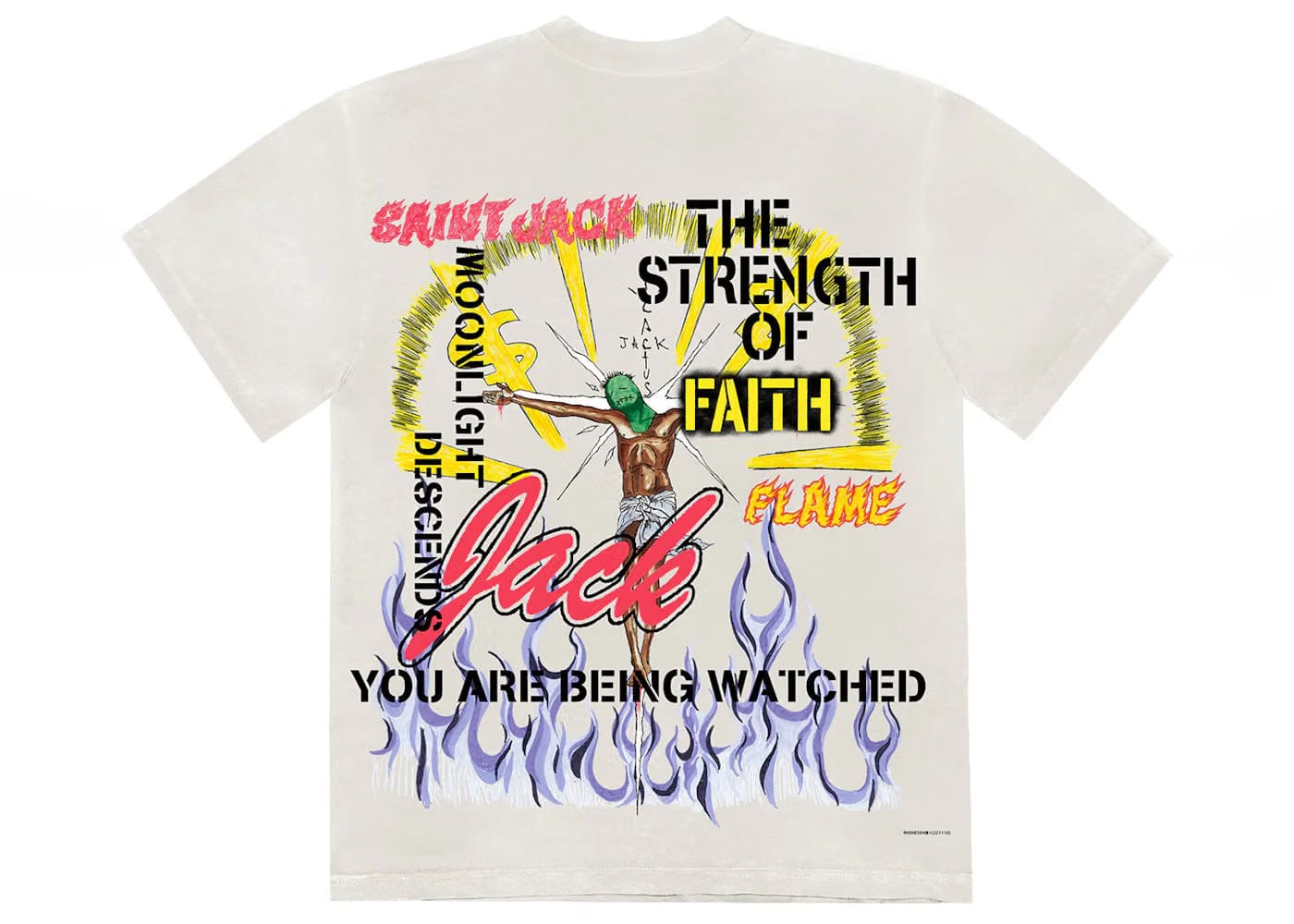 Travis Scott Utopia x St Michael 3A T-Shirt White