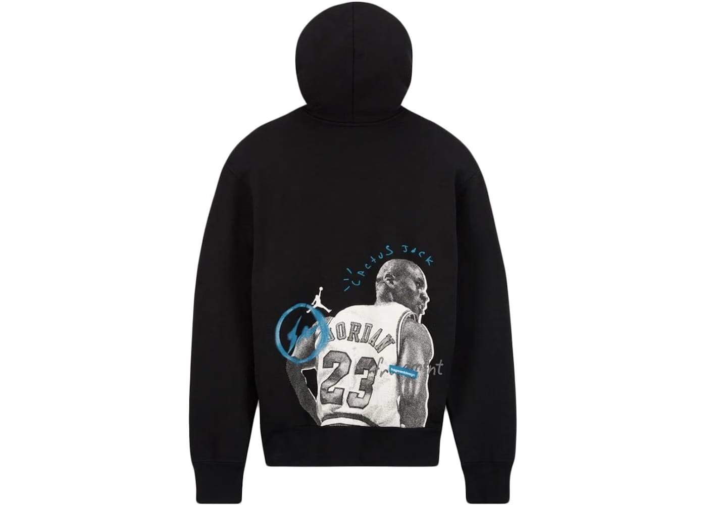 Travis Scott x Jordan x Fragment Hoodie Black