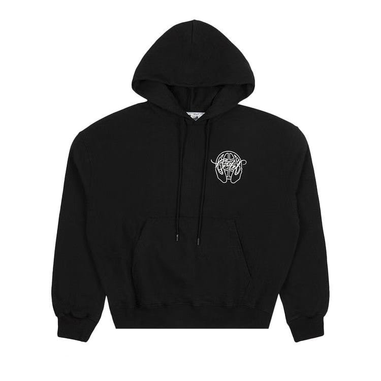 Off-White Hand Arrow Boxy Hoodie Black/White