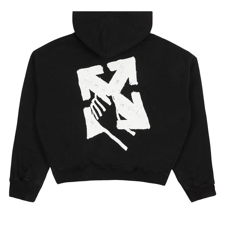 Off-White Hand Arrow Boxy Hoodie Black/White