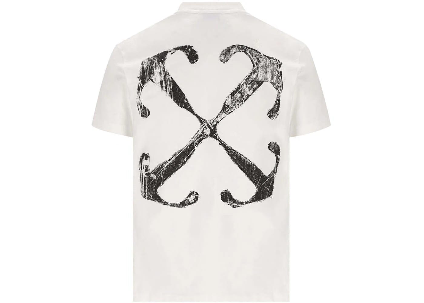 Off-White Scratch Arrow Slim Fit T-Shirt White