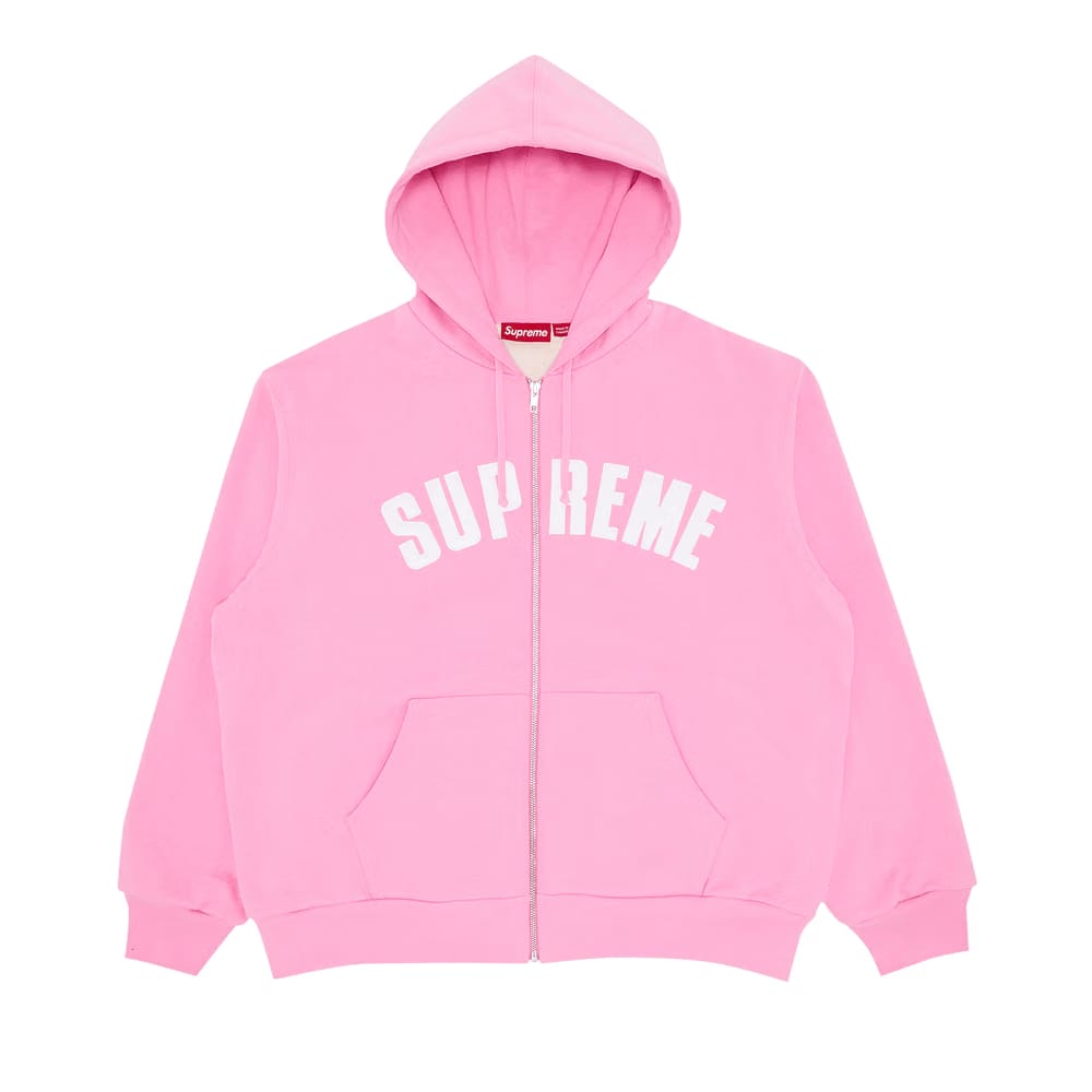 Arc Thermal Zip Up Hoodie Pink