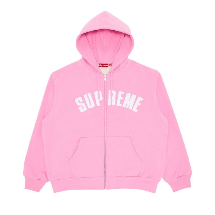 Arc Thermal Zip Up Hoodie Pink