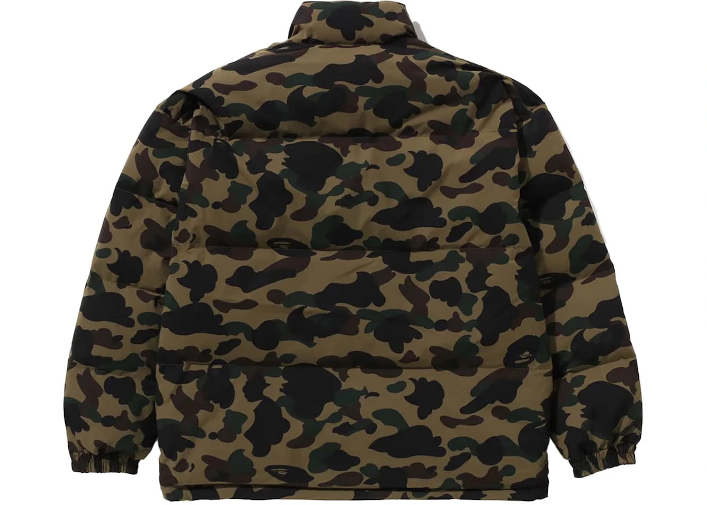 Bape 1St Camo Reversible Down Jacket Green