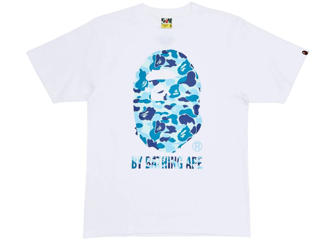 Bape Abc Camo By Bathing Ape T-Shirt White/Blue