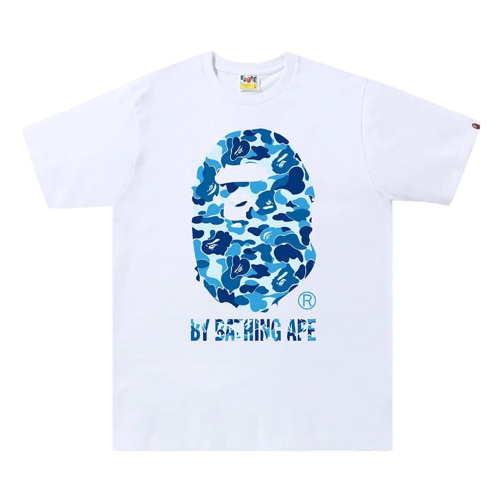 Bape Abc Camo By Bathing Ape T-Shirt White/Blue