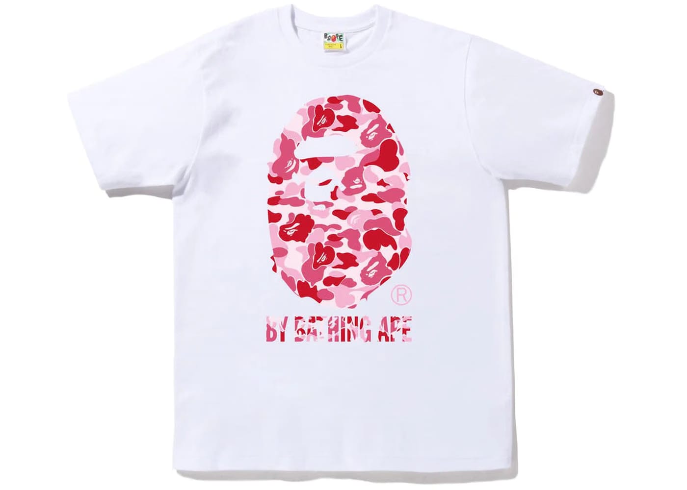 Bape Abc Camo By Bathing Ape T-Shirt White/Pink