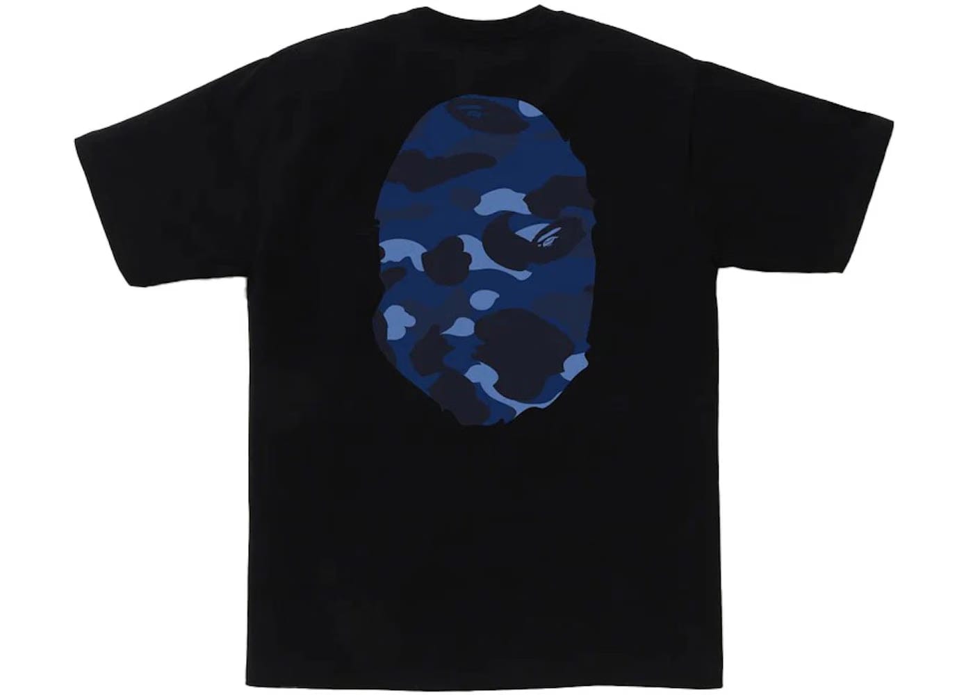 Bape Color Camo Big Ape Head T-Shirt Black/Navy