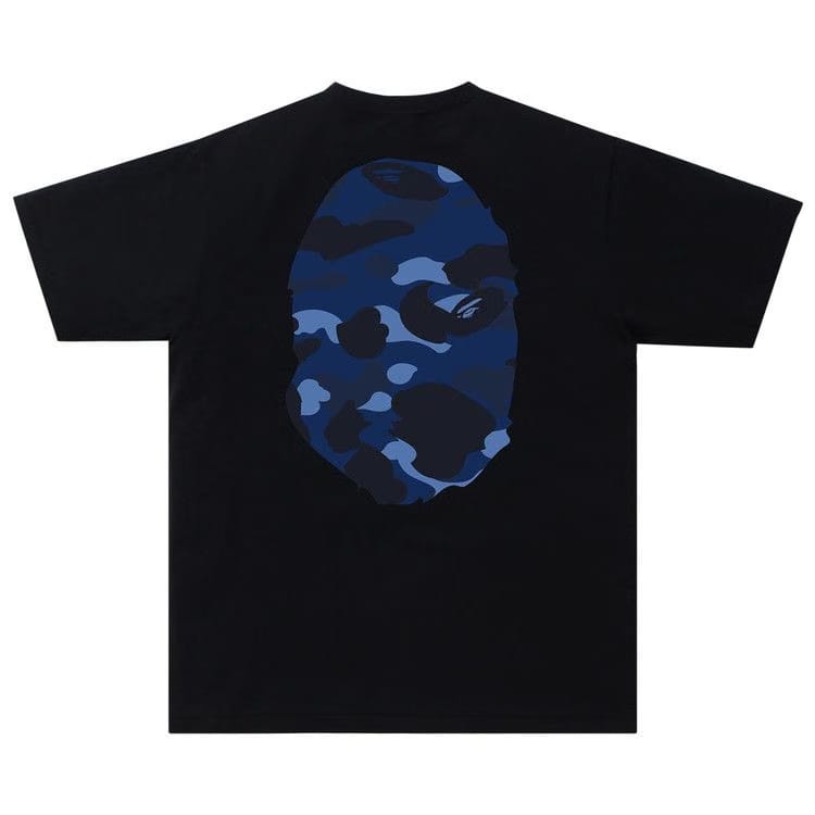 Bape Color Camo Big Ape Head T-Shirt Black/Navy