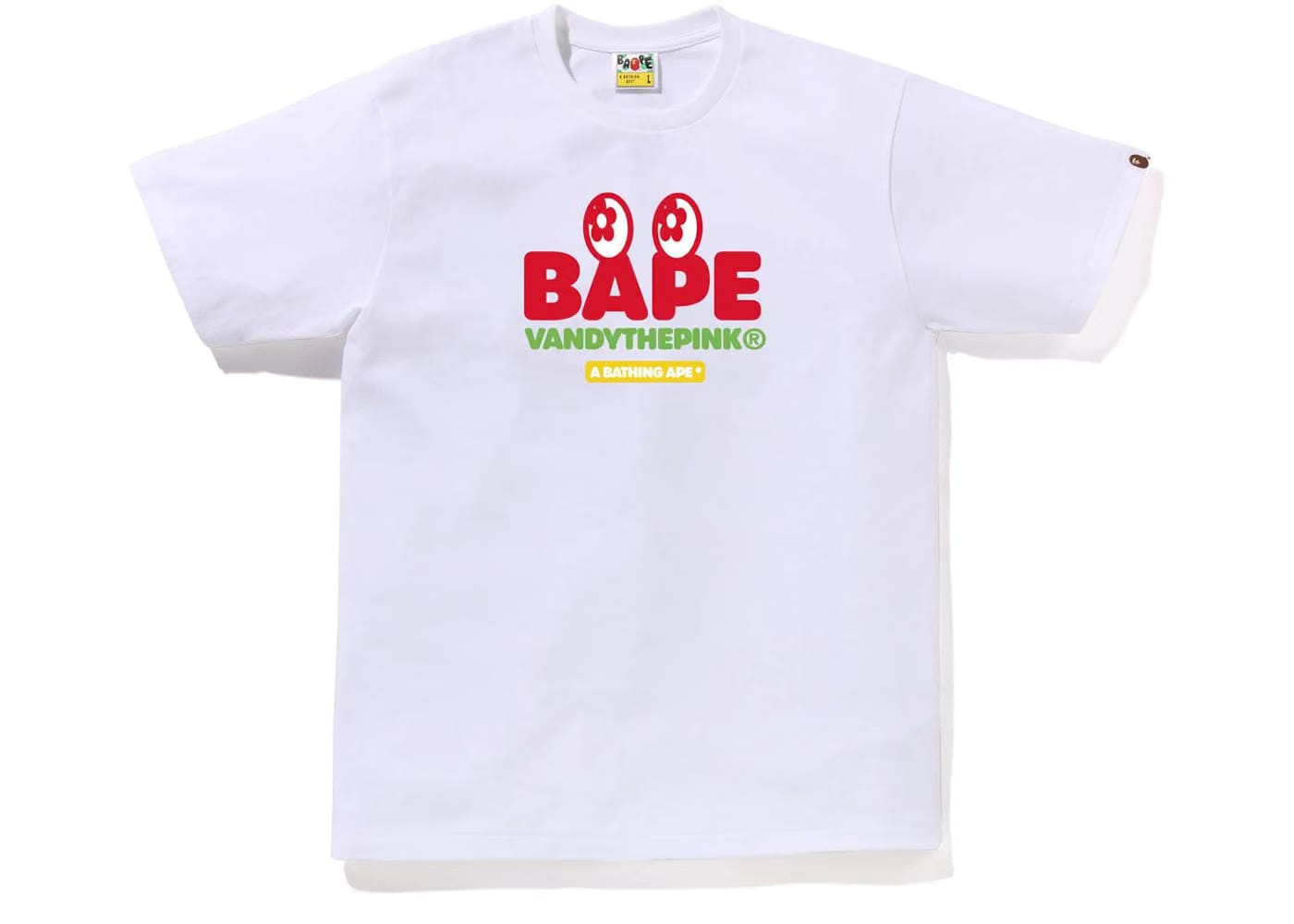 Bape Gallery x Vandy The Pink Baby Milo T-Shirt White