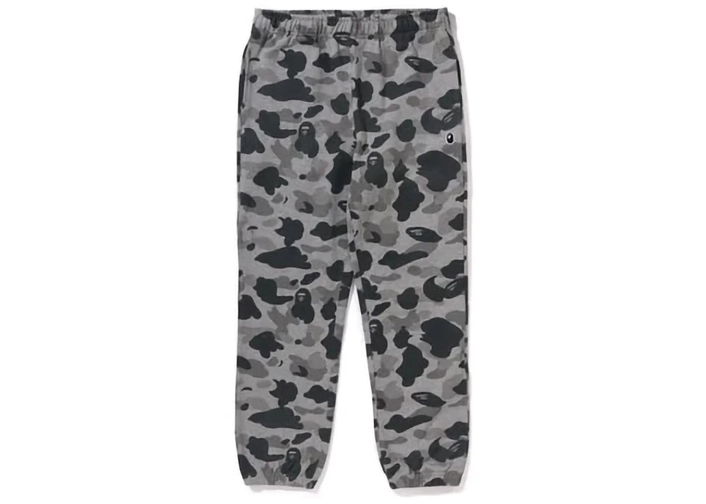 Bape Heather Gray Camo Sweatpants Gray