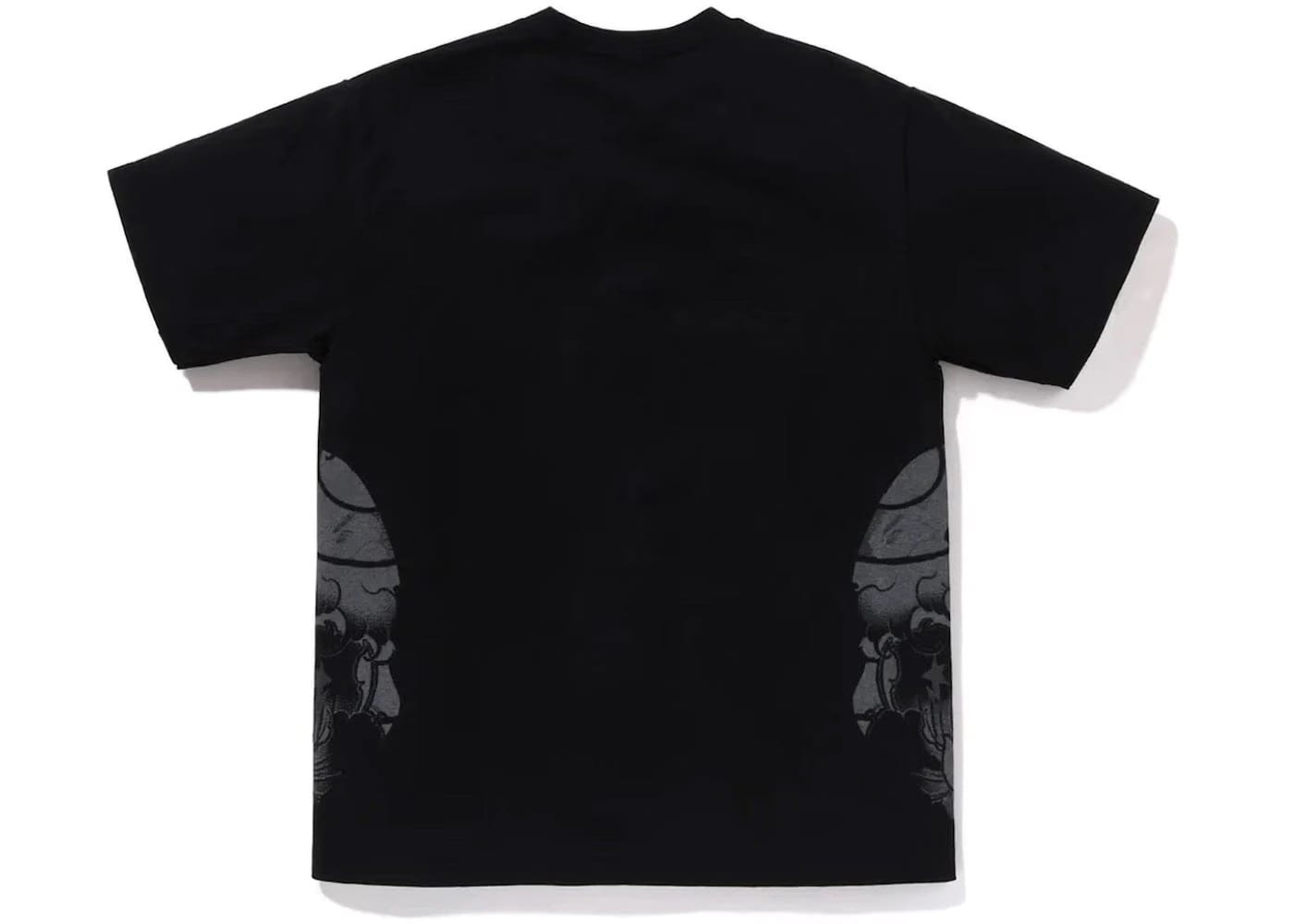 Bape Japanese Tattoo Side Big Ape Head T-Shirt Black