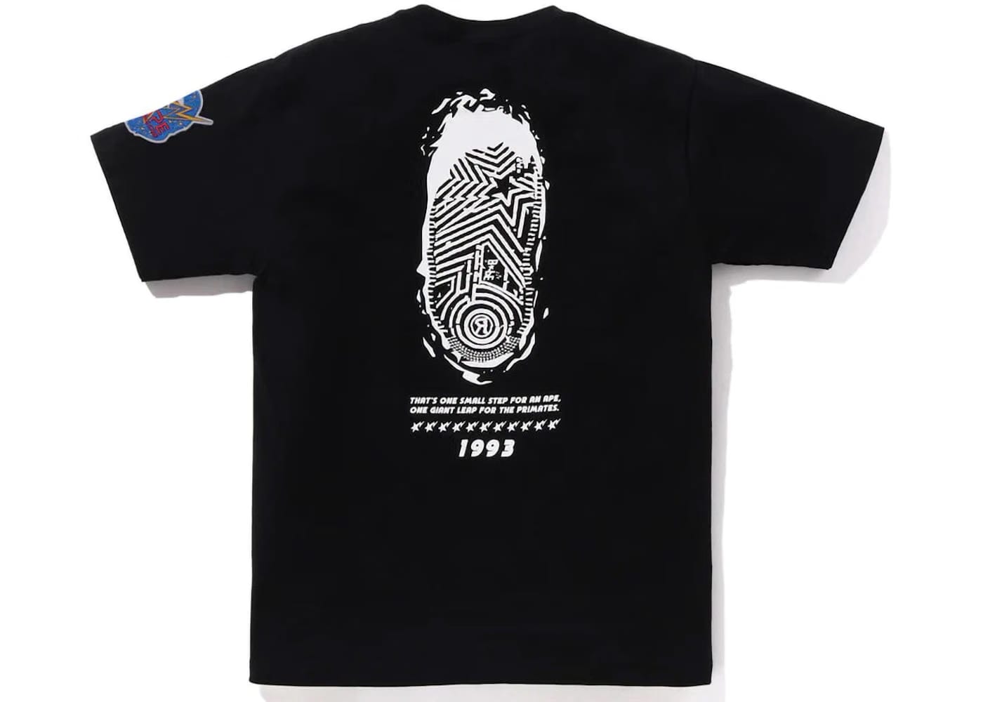 Bape Moon Landing T-Shirt Black