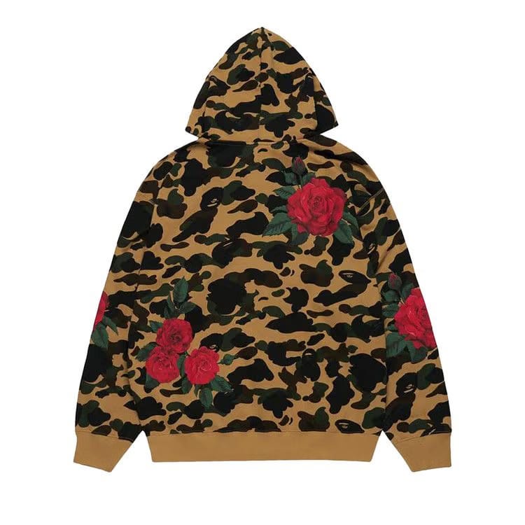 Bape x Anti Social Social Club Full Zip Hoodie Yellow