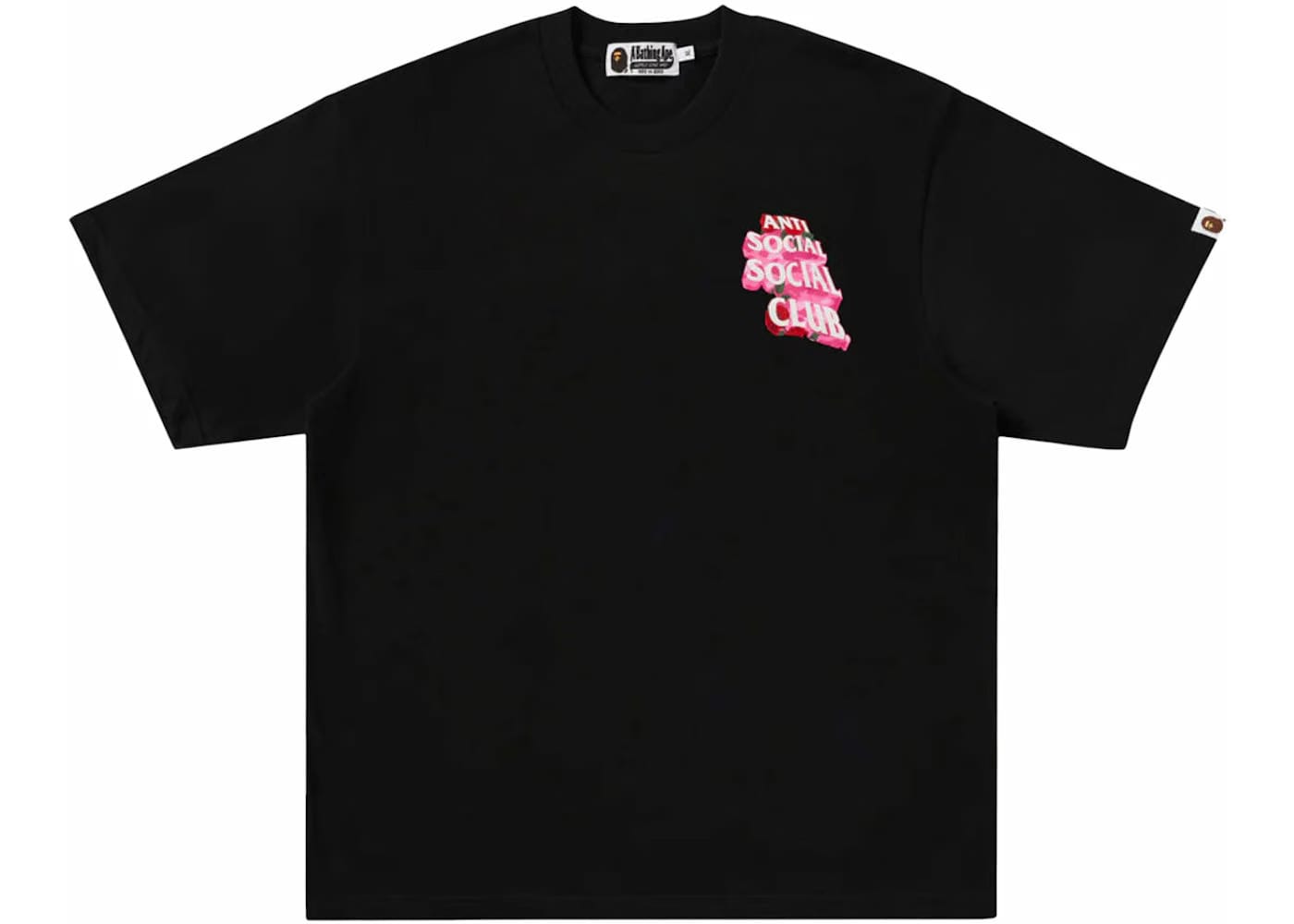 Bape x Anti Social Social Club Ii T-Shirt Black