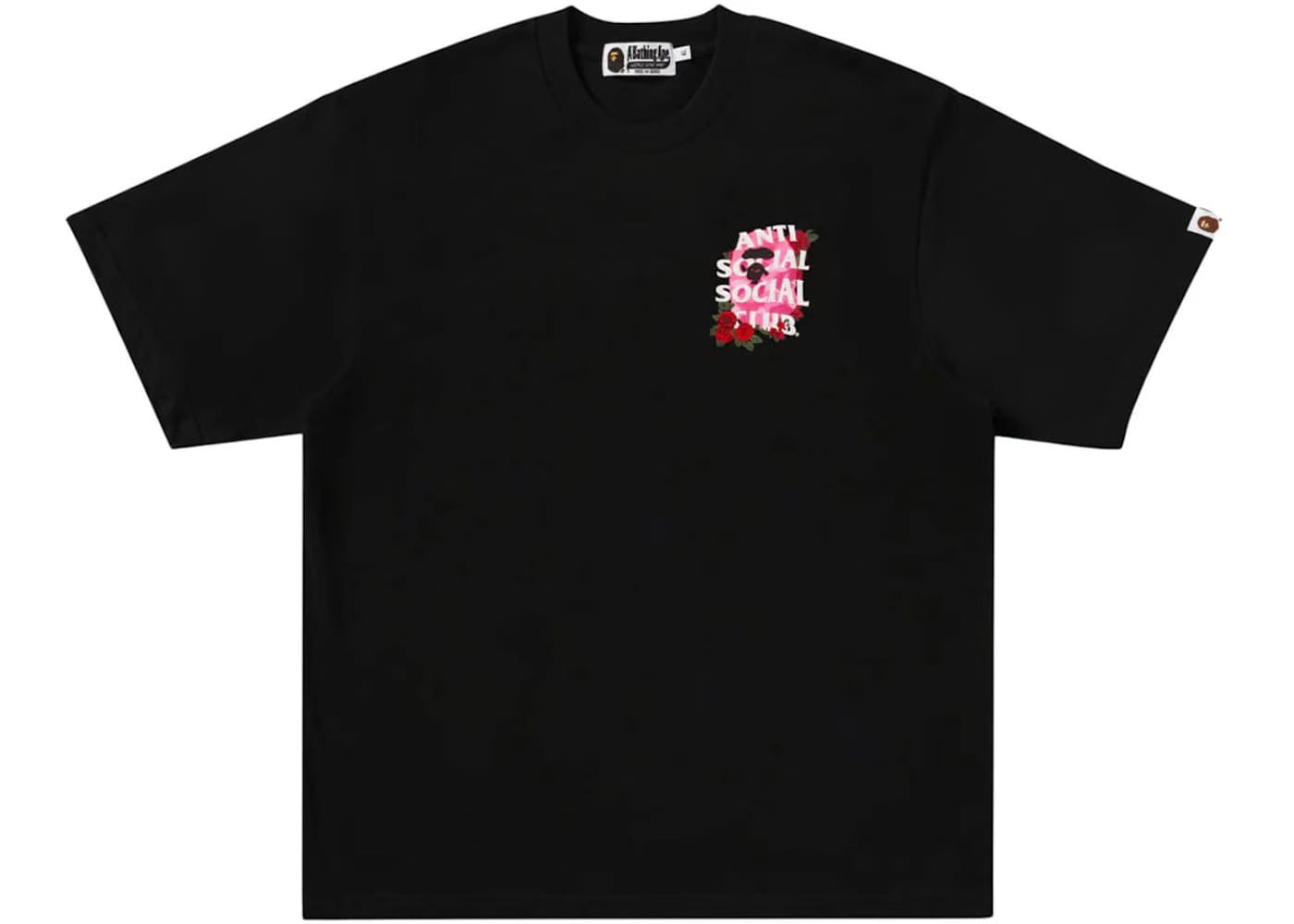 Bape x Anti Social Social Club Iii T-Shirt Black