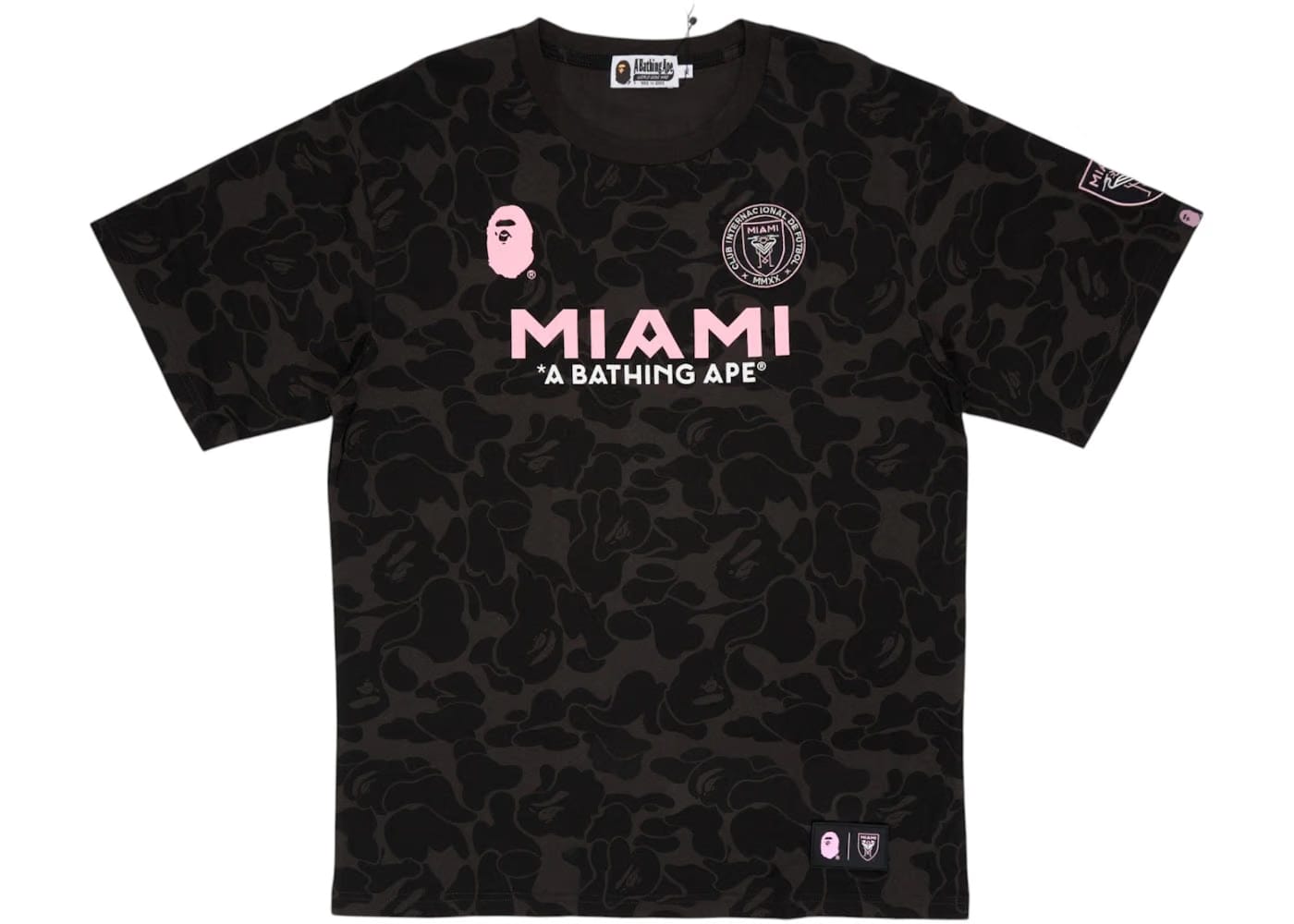 Bape x Inter Miami Cf Camo T-Shirt Black