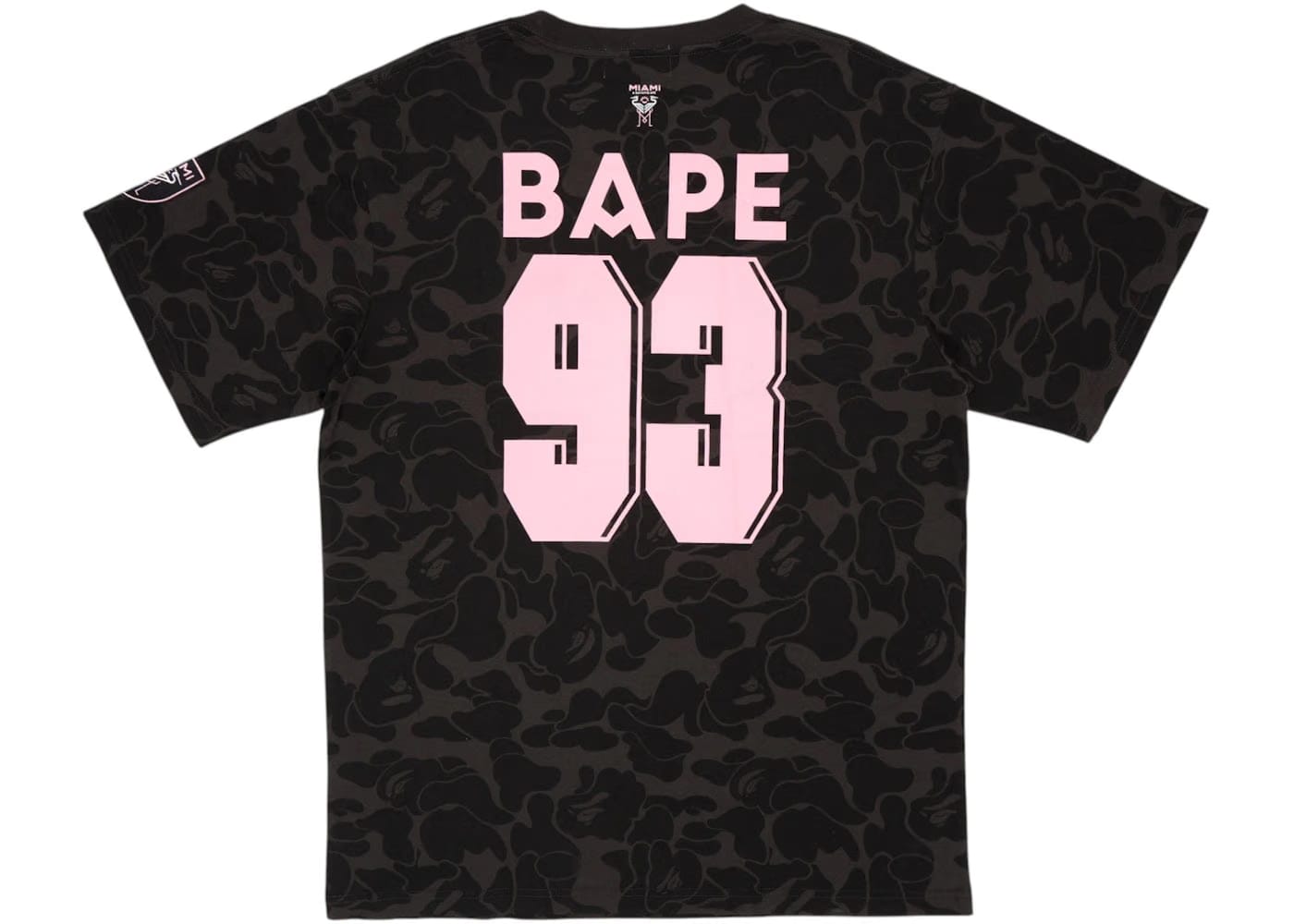 Bape x Inter Miami Cf Camo T-Shirt Black