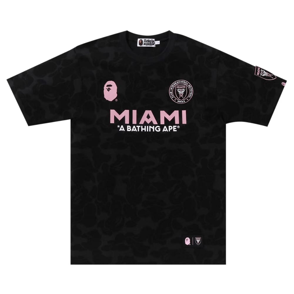 Bape x Inter Miami Cf Camo T-Shirt Black