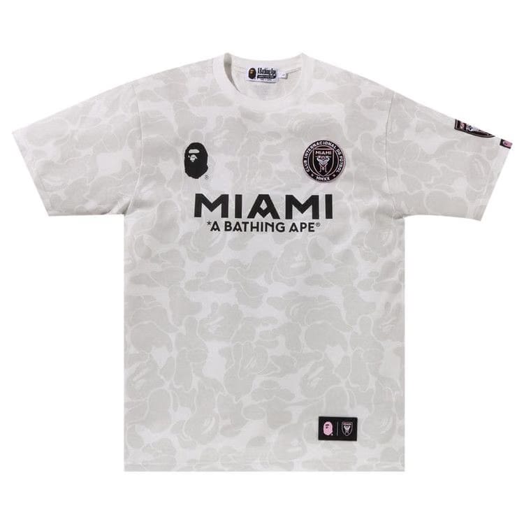 Bape x Inter Miami Cf Camo T-Shirt White
