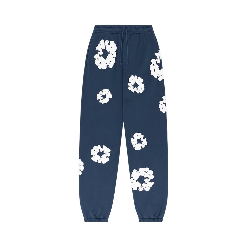 Denim Tears Cotton Wreath Sweatpants Navy